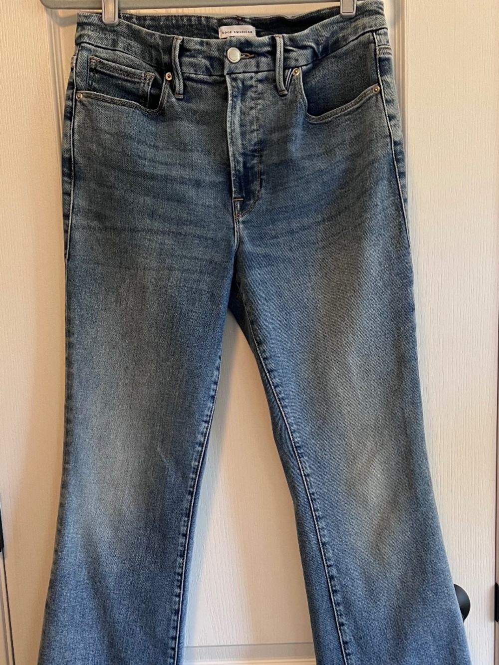 Good American Blue Bootcut Jeans